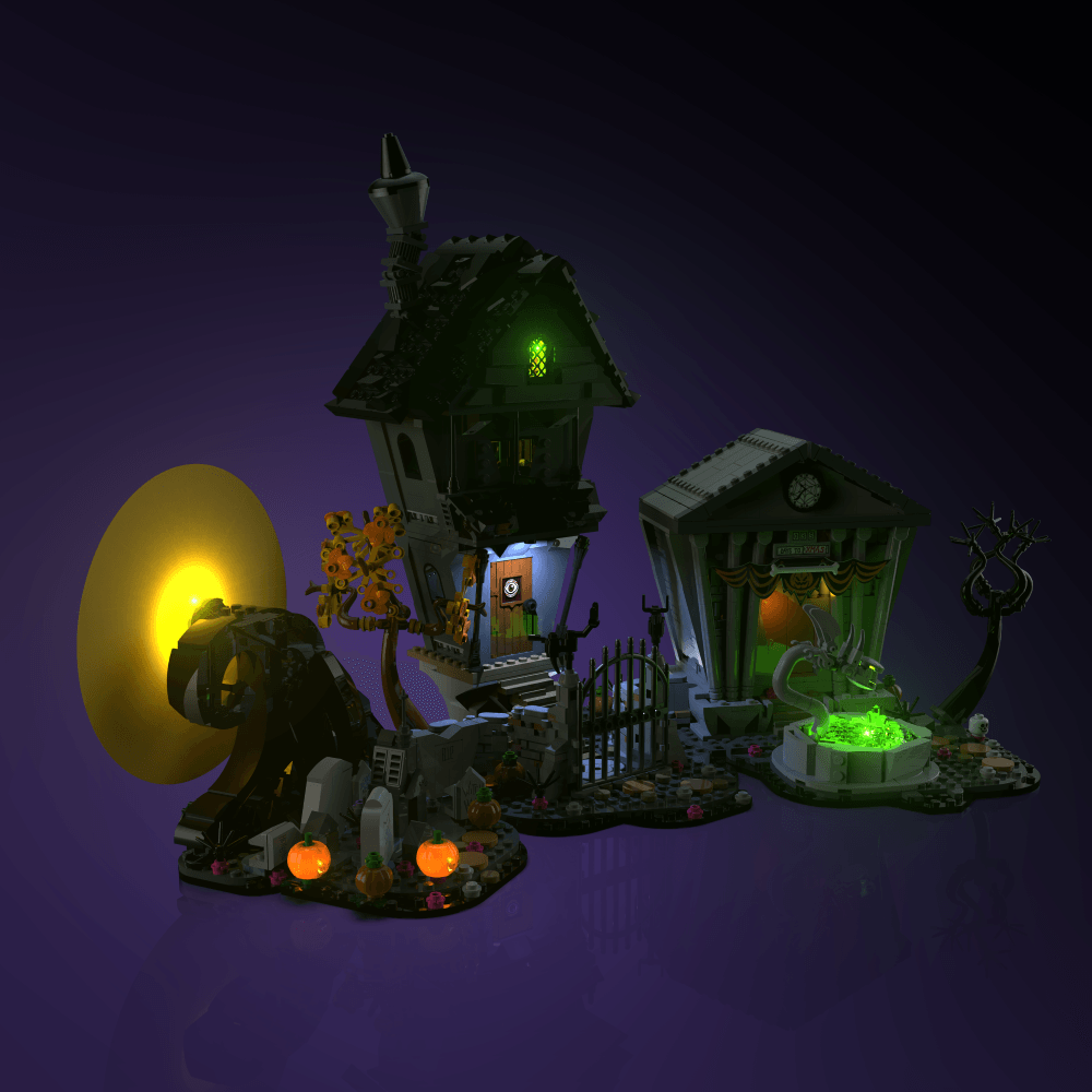 Desktrim™ | Light Kit for LEGO® Disney Tim Burton The Nightmare Before Christmas