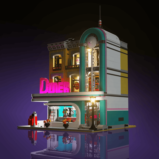 Desktrim™ | Light Kit for LEGO® Downtown Diner