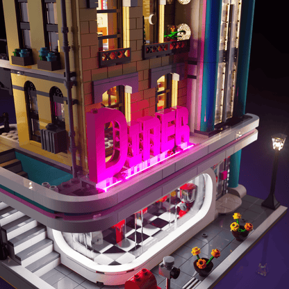 Desktrim™ | Light Kit for LEGO® Downtown Diner