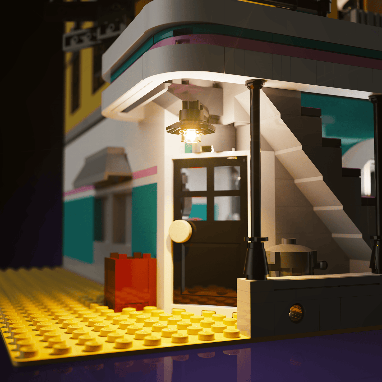 Desktrim™ | Light Kit for LEGO® Downtown Diner