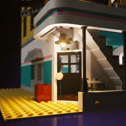 Desktrim™ | Light Kit for LEGO® Downtown Diner