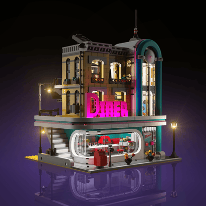 Desktrim™ | Light Kit for LEGO® Downtown Diner