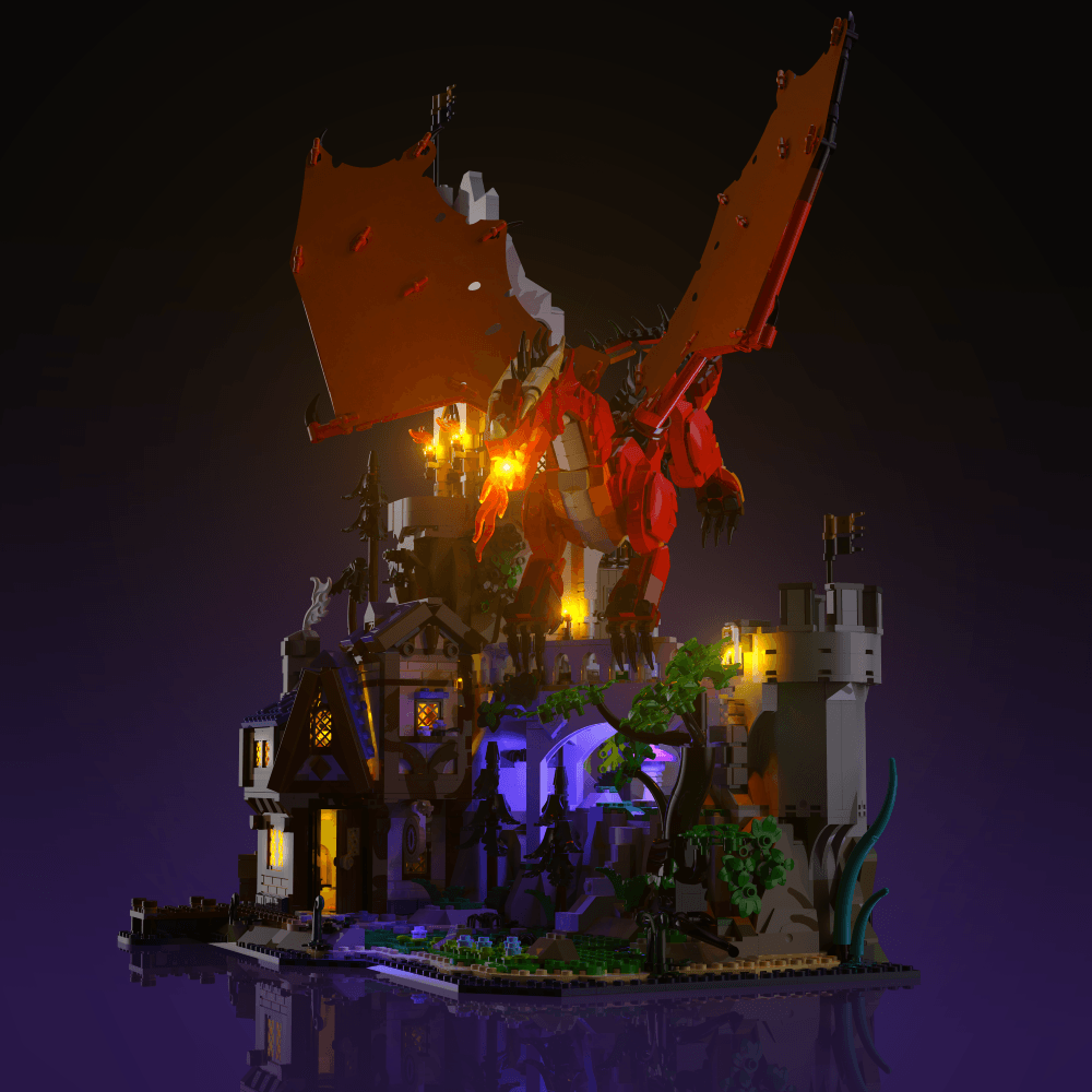 Desktrim™ | Light Kit for LEGO® Dungeons & Dragons: Red Dragon Tale
