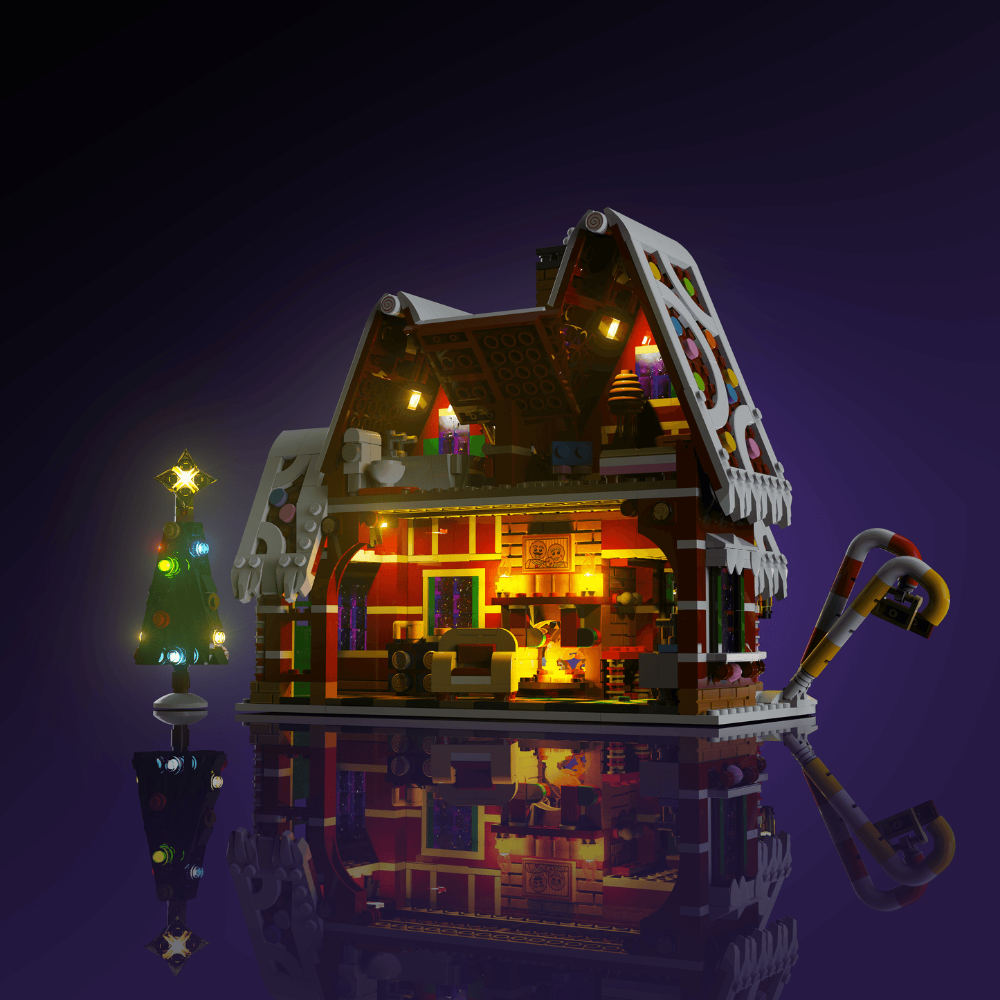Desktrim™ | Light Kit for LEGO® Gingerbread House