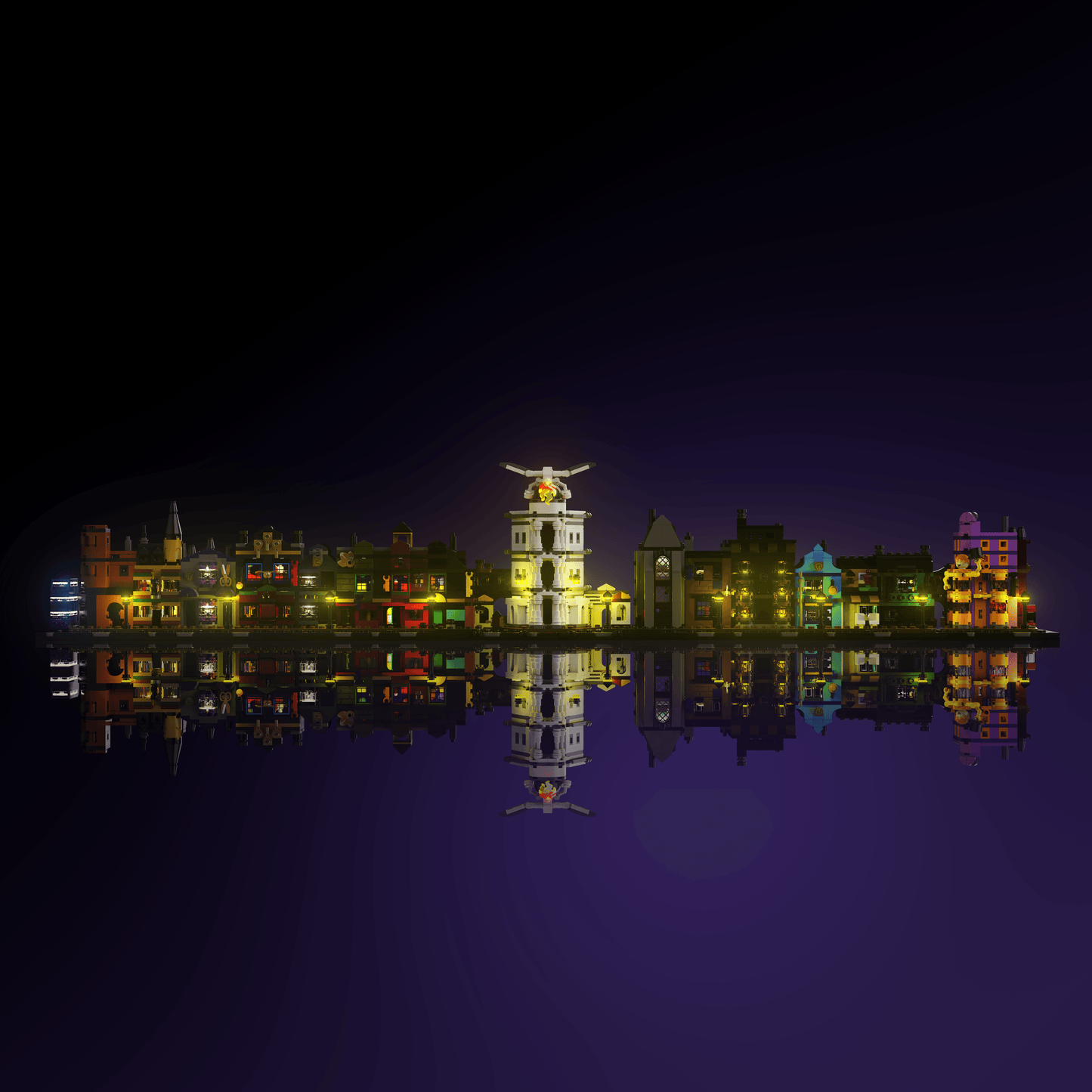 Desktrim™ | Light Kit for LEGO® Harry Potter Diagon Alley Wizarding Shops