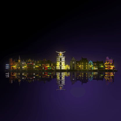 Desktrim™ | Light Kit for LEGO® Harry Potter Diagon Alley Wizarding Shops