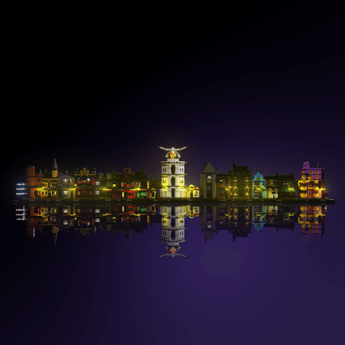 Desktrim™ | Light Kit for LEGO® Harry Potter Diagon Alley Wizarding Shops