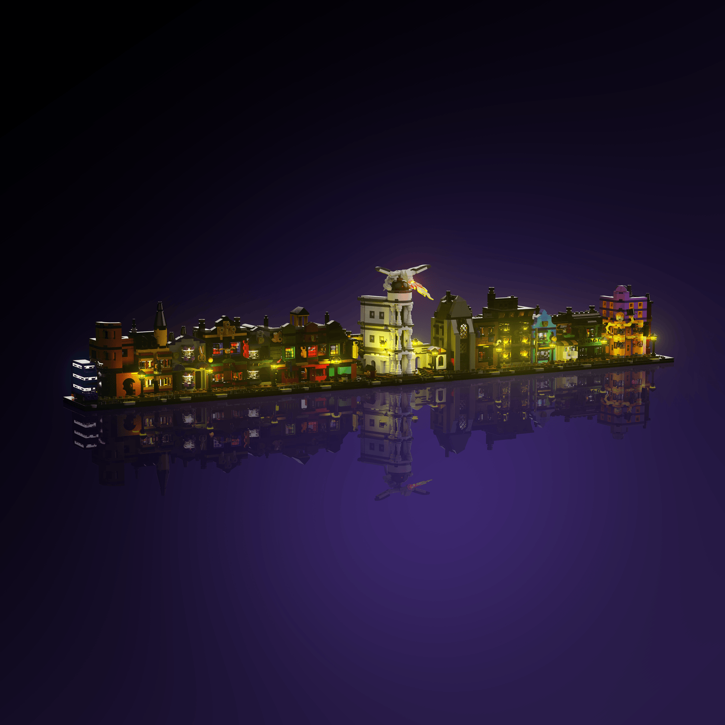 Desktrim™ | Light Kit for LEGO® Harry Potter Diagon Alley Wizarding Shops