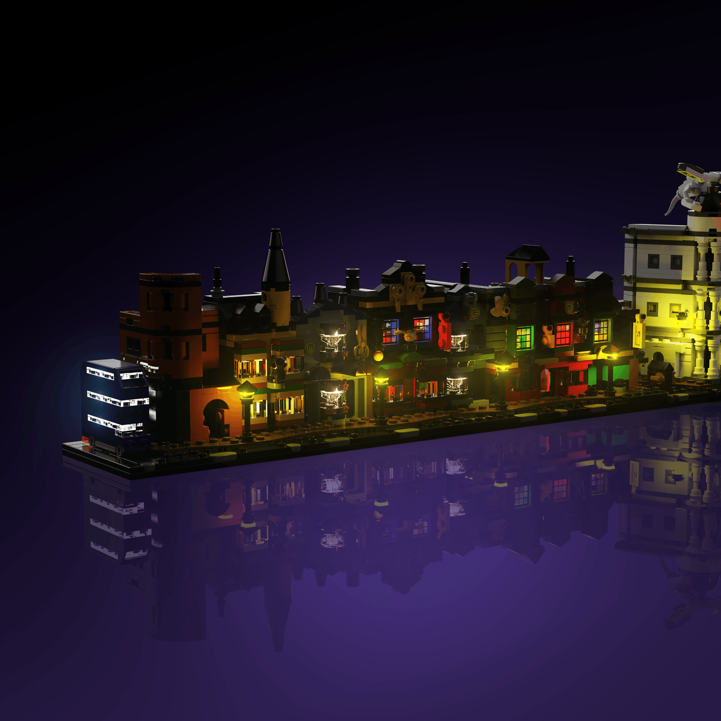 Desktrim™ | Light Kit for LEGO® Harry Potter Diagon Alley Wizarding Shops