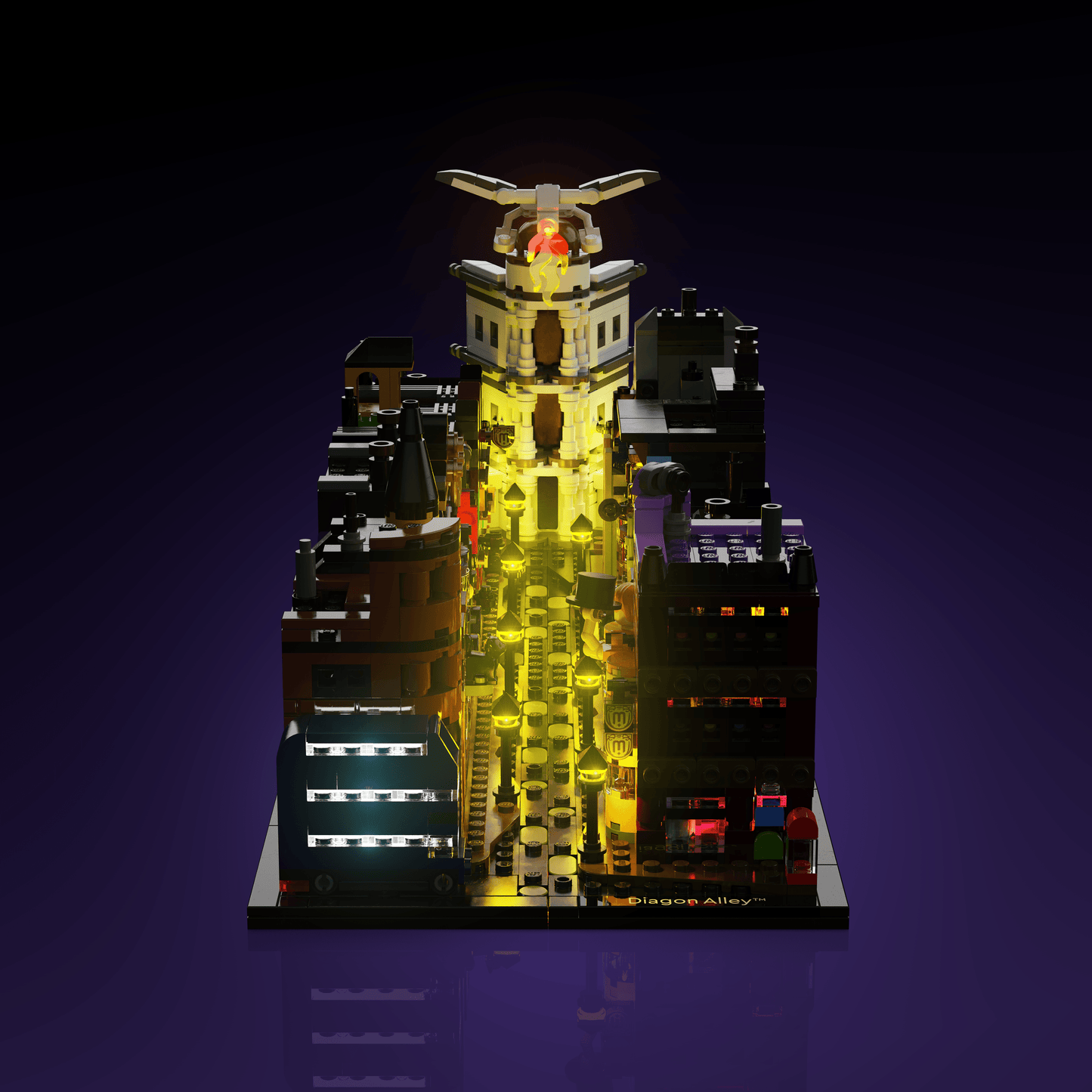 Desktrim™ | Light Kit for LEGO® Harry Potter Diagon Alley Wizarding Shops