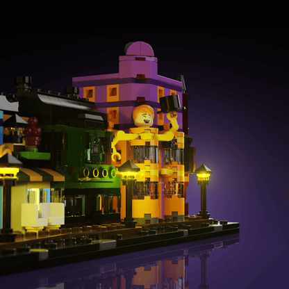 Desktrim™ | Light Kit for LEGO® Harry Potter Diagon Alley Wizarding Shops