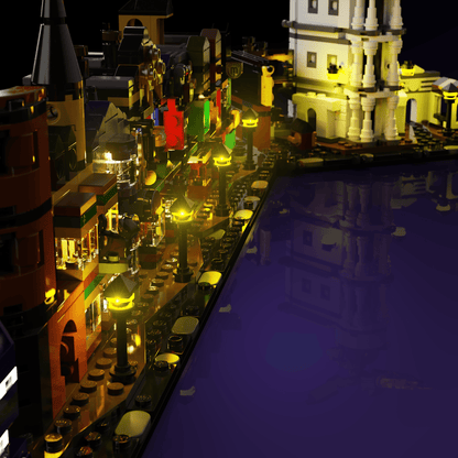 Desktrim™ | Light Kit for LEGO® Harry Potter Diagon Alley Wizarding Shops