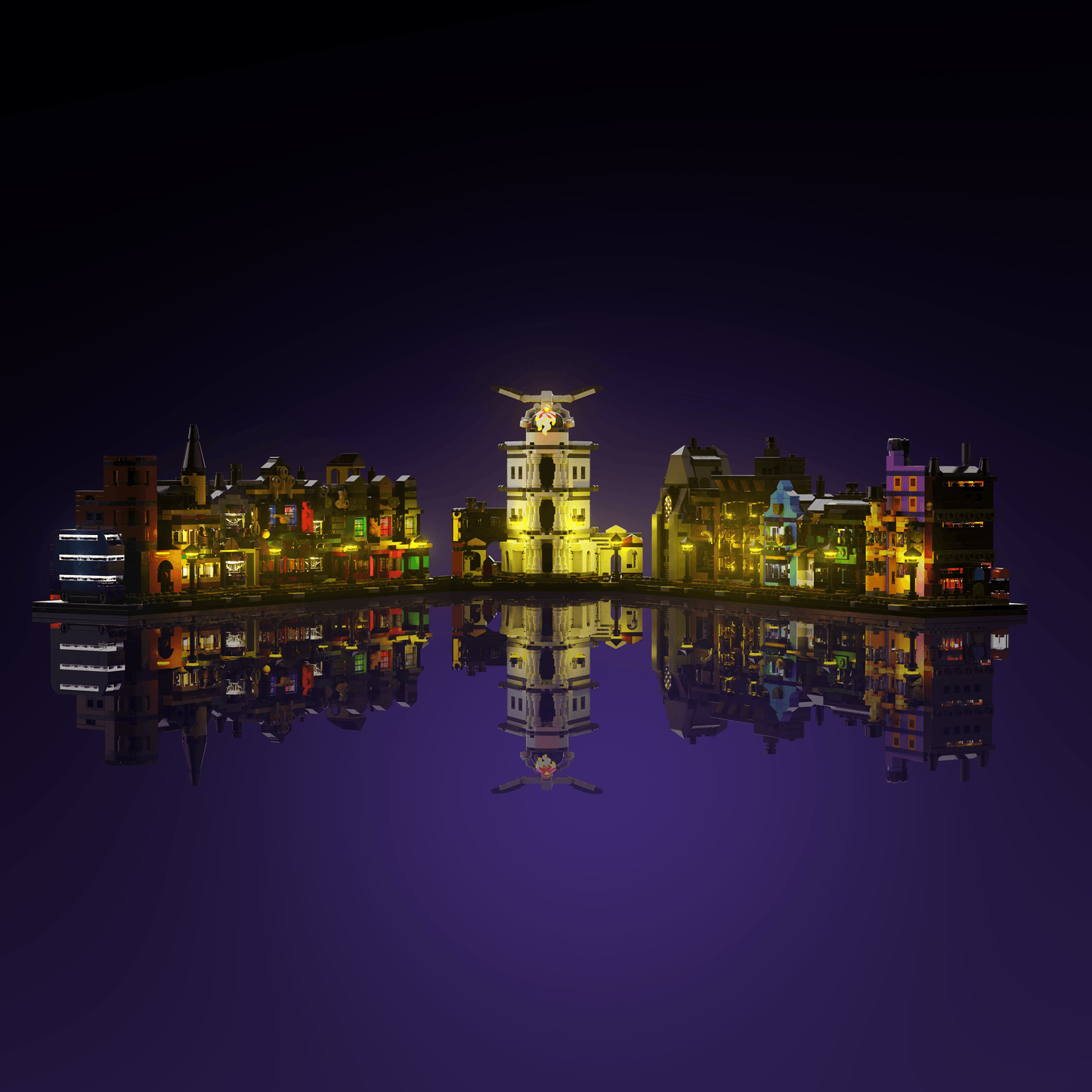 Desktrim™ | Light Kit for LEGO® Harry Potter Diagon Alley Wizarding Shops