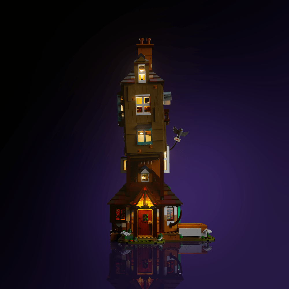 Desktrim™ | Light Kit for LEGO® Harry Potter The Burrow - Collectors' Edition