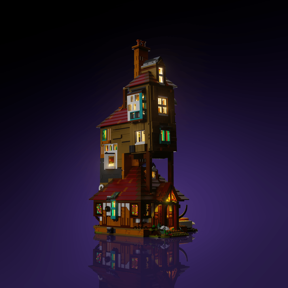 Desktrim™ | Light Kit for LEGO® Harry Potter The Burrow - Collectors' Edition