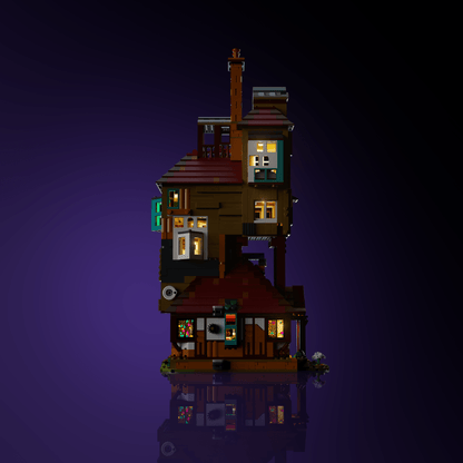 Desktrim™ | Light Kit for LEGO® Harry Potter The Burrow - Collectors' Edition