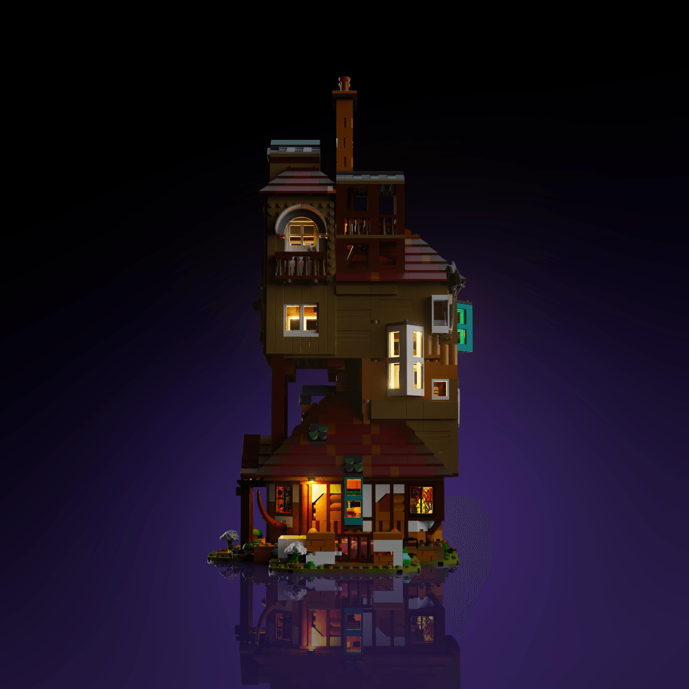 Desktrim™ | Light Kit for LEGO® Harry Potter The Burrow - Collectors' Edition
