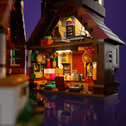 Desktrim™ | Light Kit for LEGO® Harry Potter The Burrow - Collectors' Edition