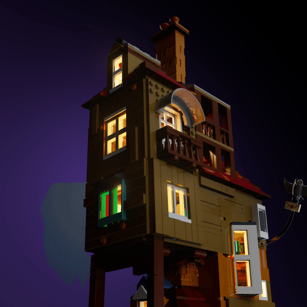 Desktrim™ | Light Kit for LEGO® Harry Potter The Burrow - Collectors' Edition