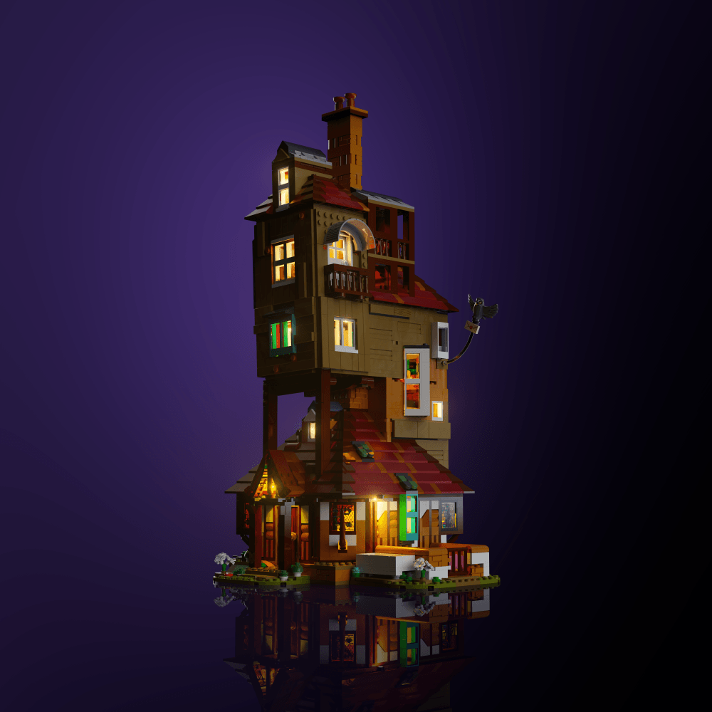 Desktrim™ | Light Kit for LEGO® Harry Potter The Burrow - Collectors' Edition