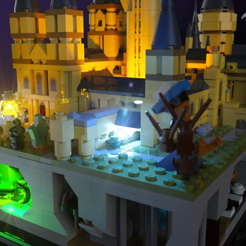 Desktrim™ | Light Kit for LEGO® Hogwarts Castle & Grounds