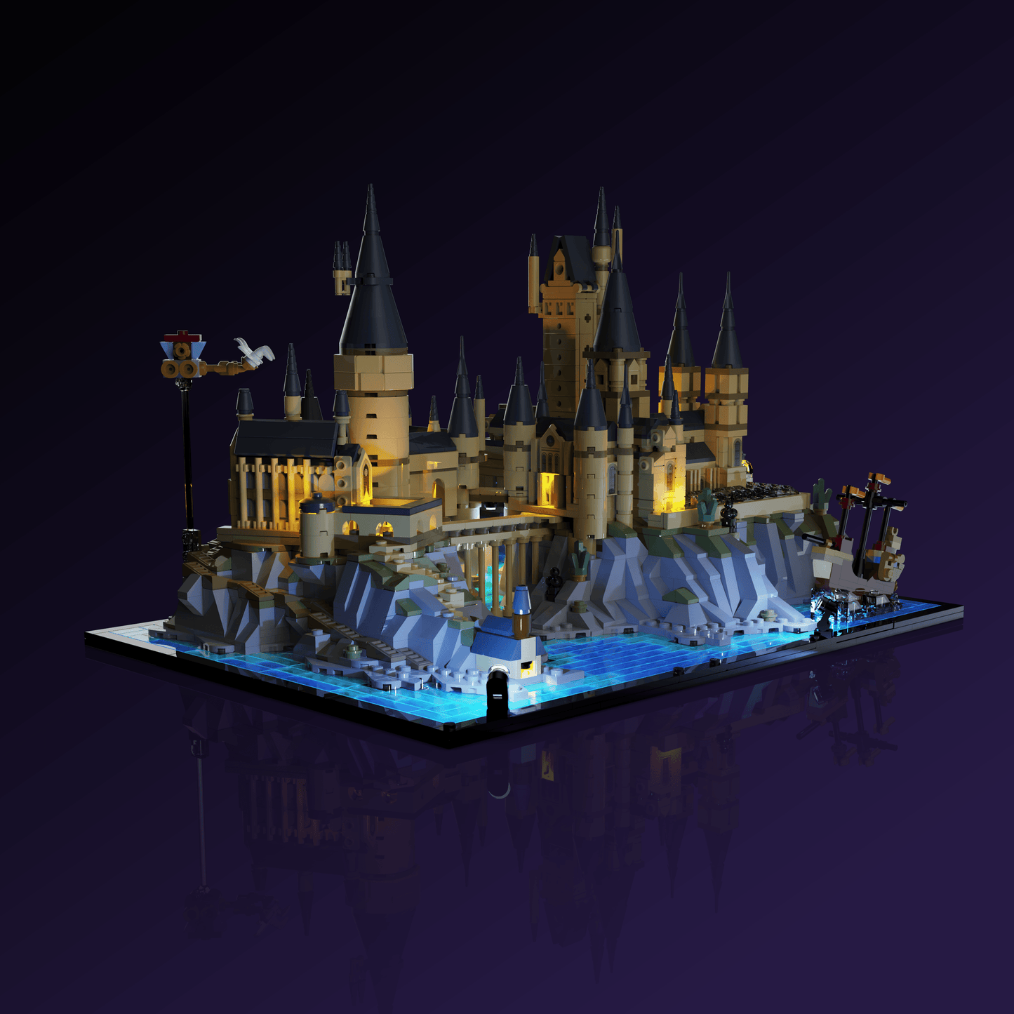 Desktrim™ | Light Kit for LEGO® Hogwarts Castle & Grounds