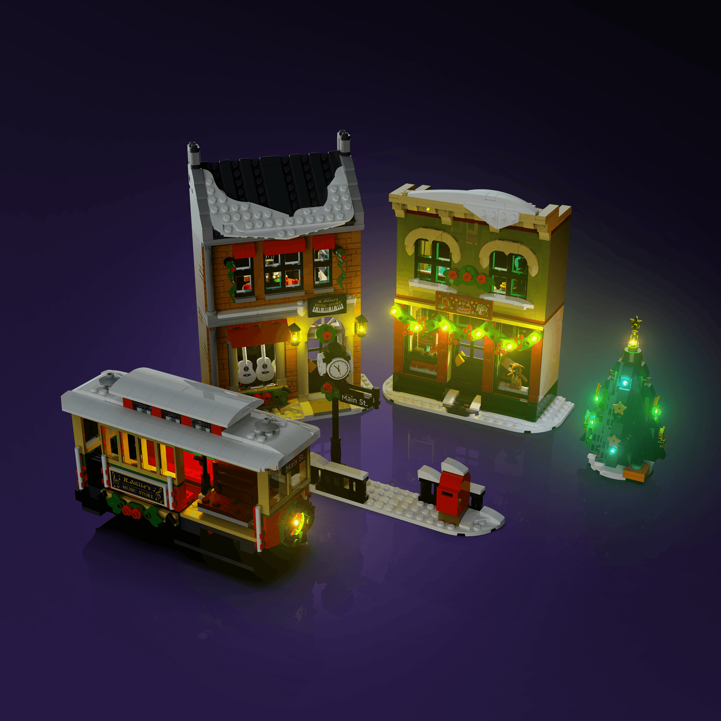 Desktrim™ | Light Kit for LEGO® Holiday Main Street