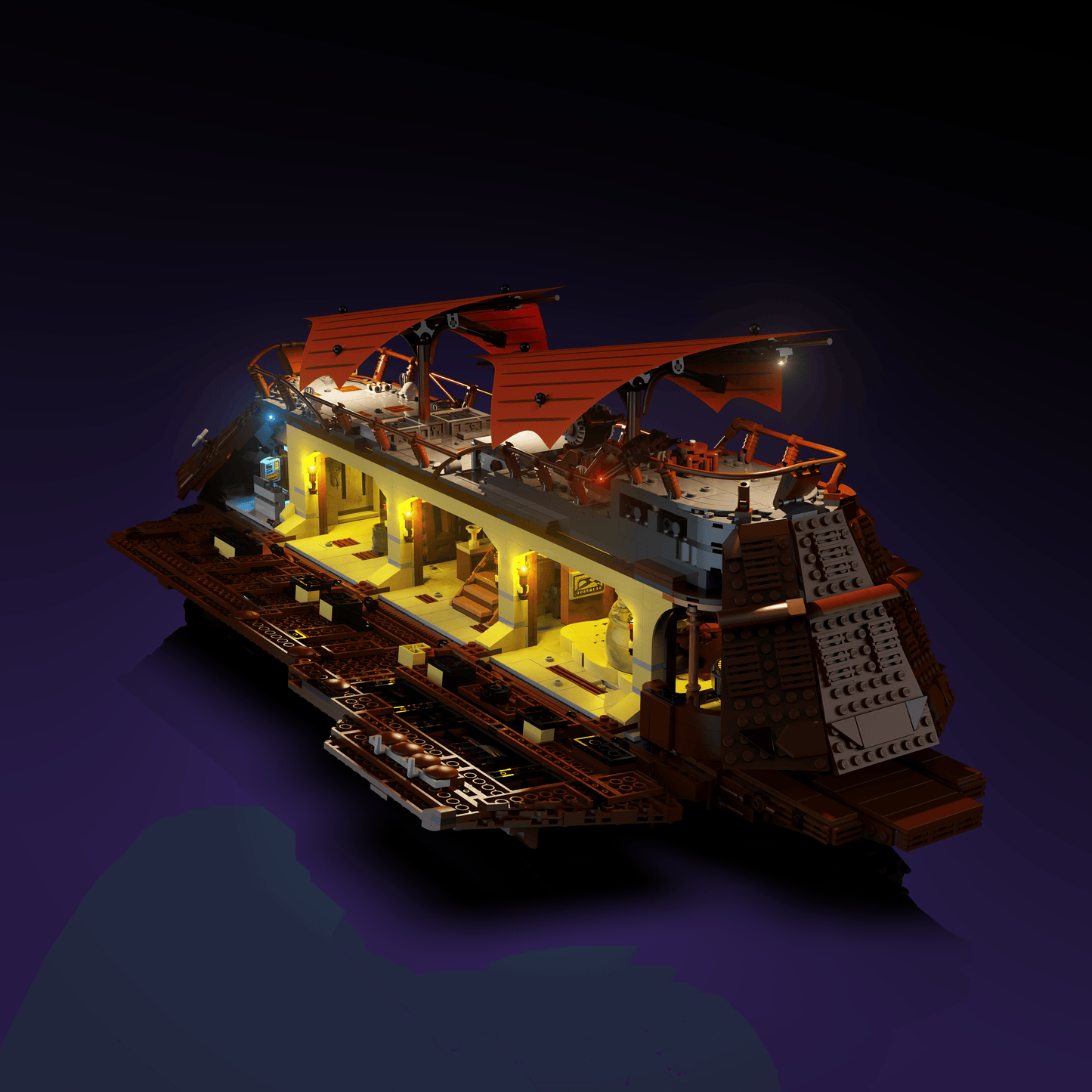 Desktrim™ | Light Kit for LEGO® Jabba's Sail Barge