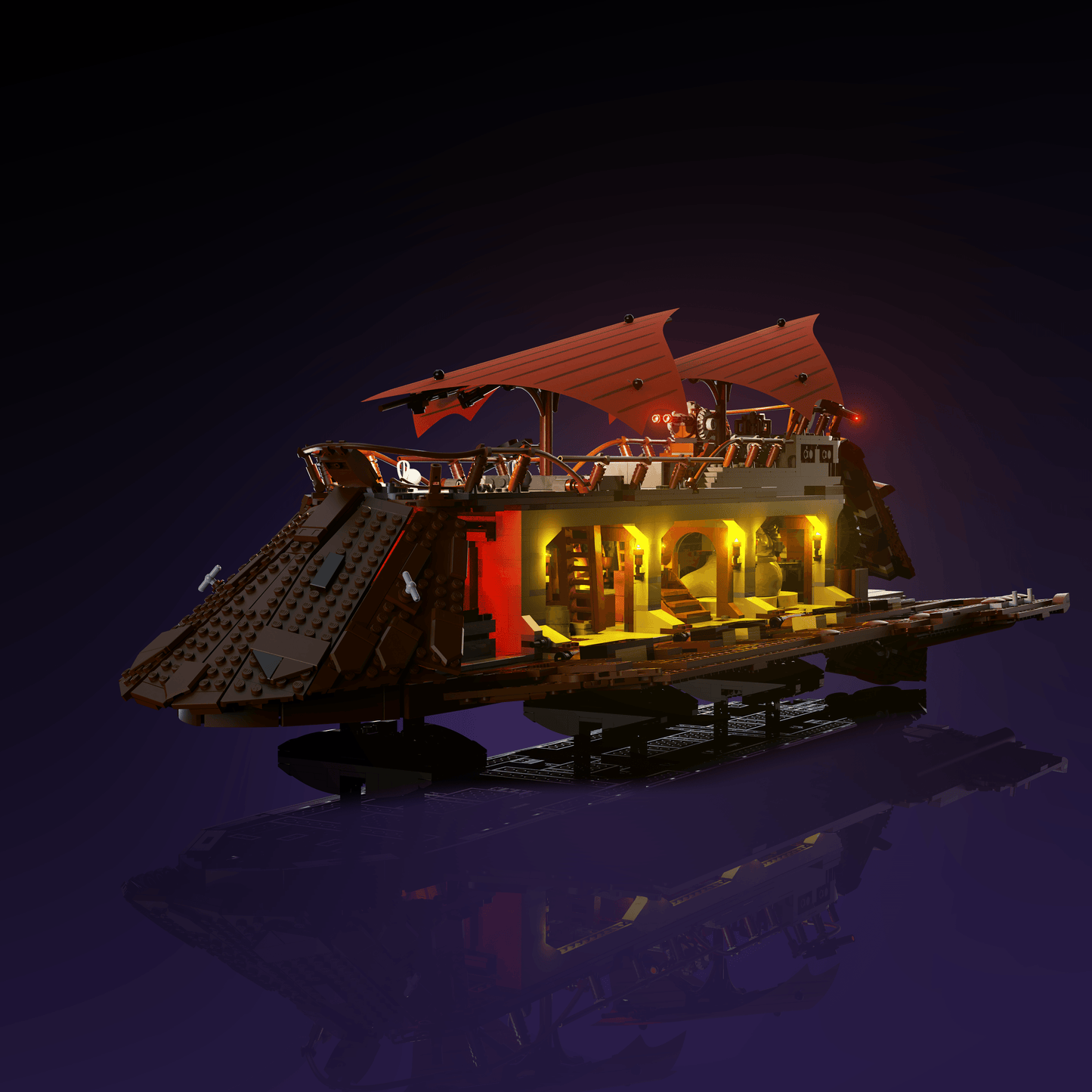 Desktrim™ | Light Kit for LEGO® Jabba's Sail Barge