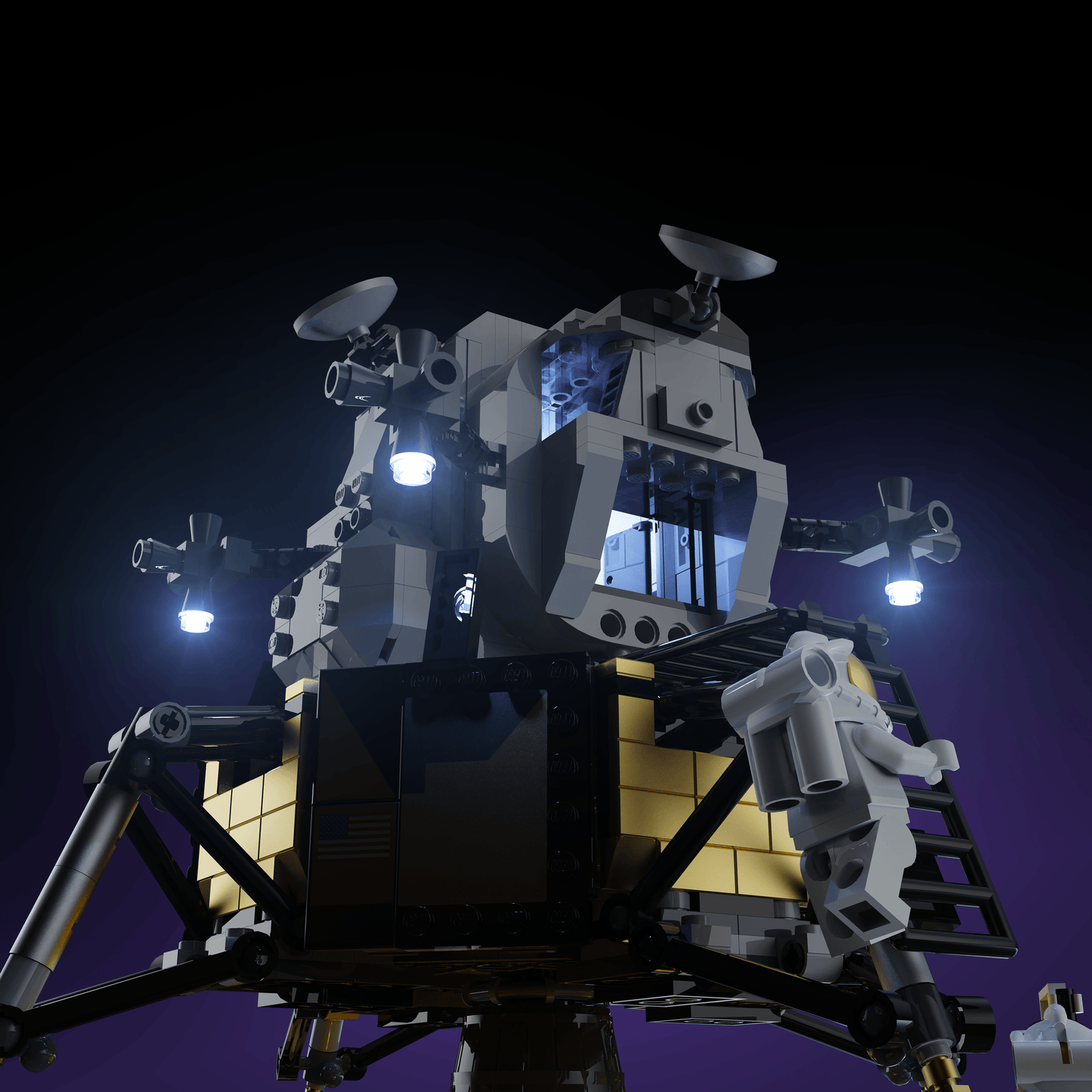 Desktrim™ | Light Kit for LEGO® NASA Apollo 11 Lunar Lander