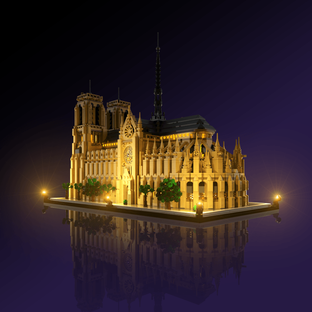 Desktrim™ | Light Kit for LEGO® Notre-Dame de Paris