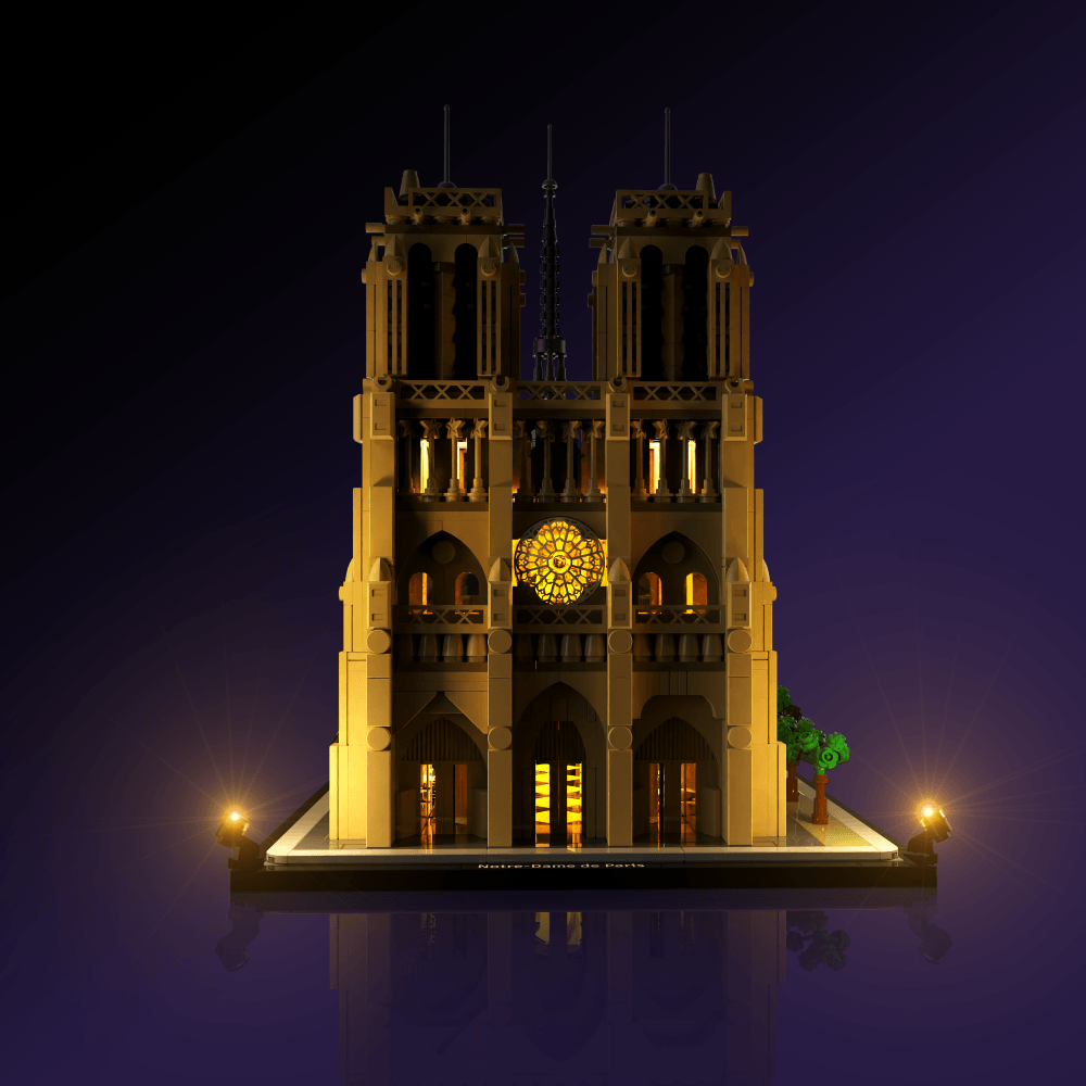 Desktrim™ | Light Kit for LEGO® Notre-Dame de Paris