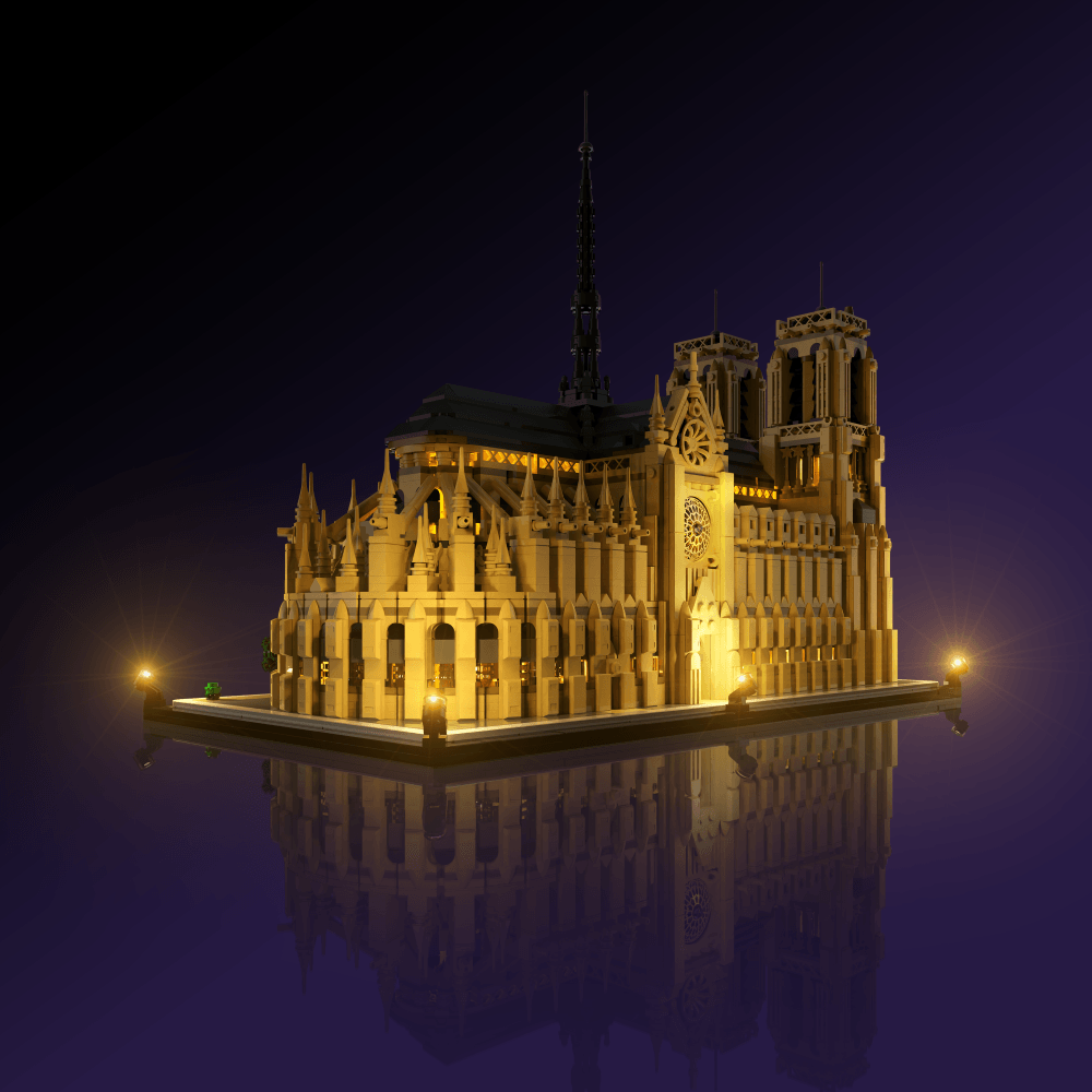 Desktrim™ | Light Kit for LEGO® Notre-Dame de Paris