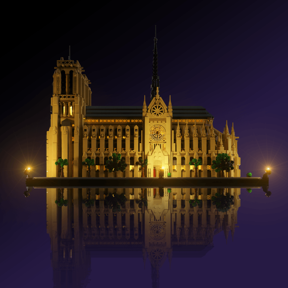 Desktrim™ | Light Kit for LEGO® Notre-Dame de Paris