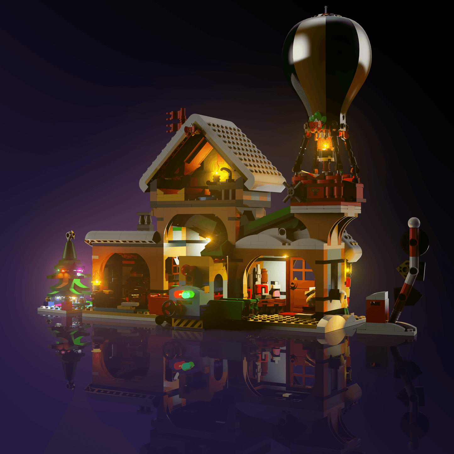 Desktrim™ | Light Kit for LEGO® Santa's Post Office