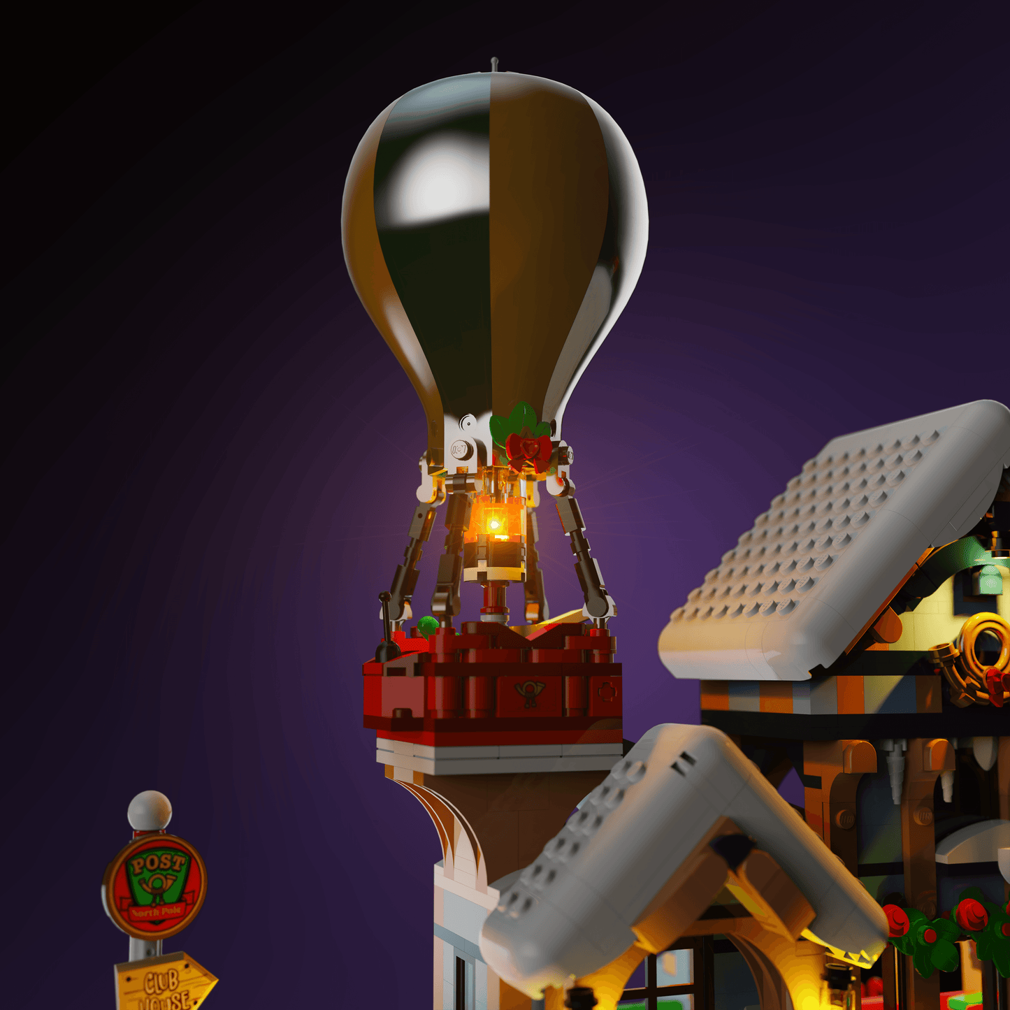 Desktrim™ | Light Kit for LEGO® Santa's Post Office