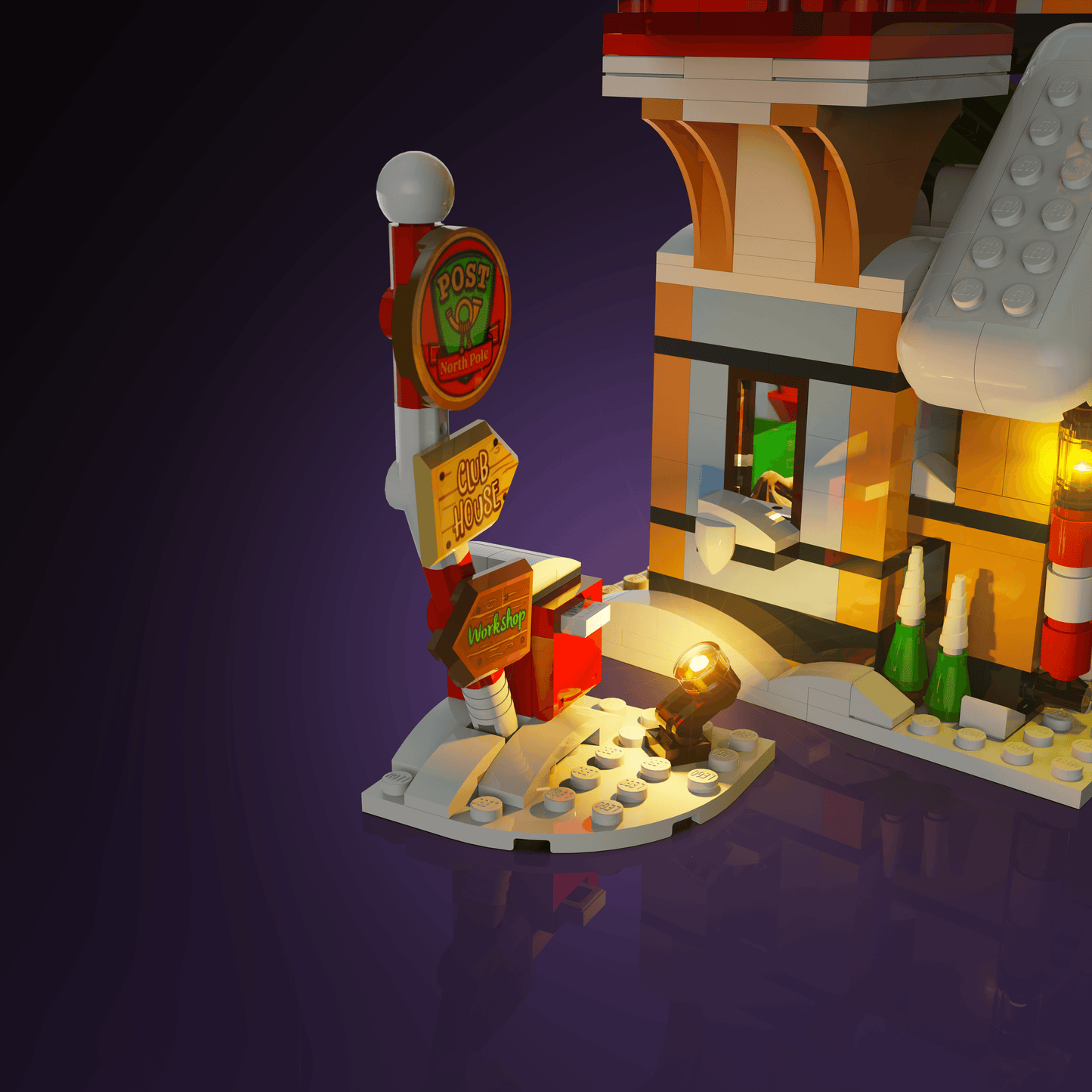 Desktrim™ | Light Kit for LEGO® Santa's Post Office