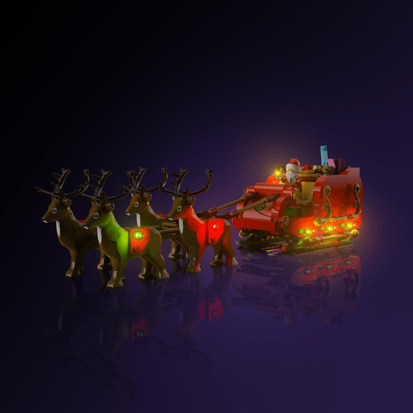 Desktrim™ | Light Kit for LEGO® Santa's Sleigh