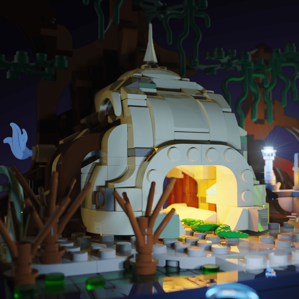 Desktrim™ | Light Kit for LEGO® Star Wars Dagobah Jedi Training Diorama