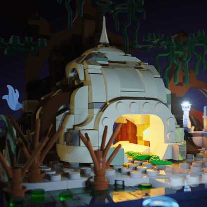 Desktrim™ | Light Kit for LEGO® Star Wars Dagobah Jedi Training Diorama