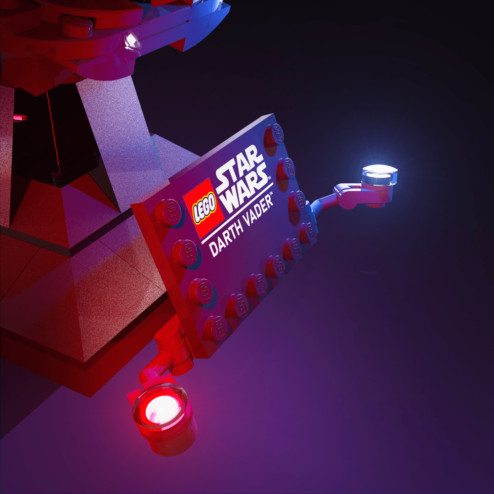 Desktrim™ | Light Kit for LEGO® Star Wars Darth Vader Helmet