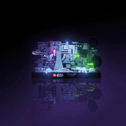 Desktrim™ | Light Kit for LEGO® Star Wars Death Star Trench Run Diorama