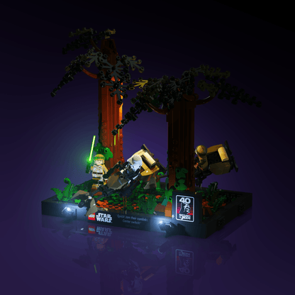 Desktrim™ | Light Kit for LEGO® Star Wars Endor Speeder Chase Diorama