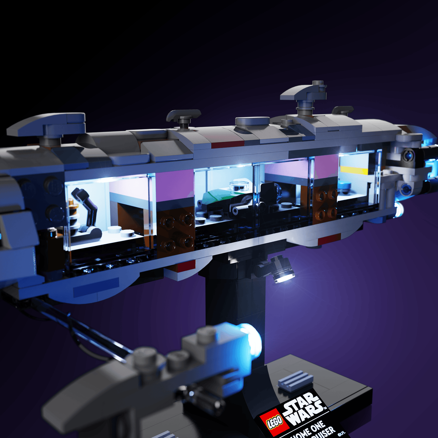 Desktrim™ | Light Kit for LEGO® Star Wars Home One Starcruiser