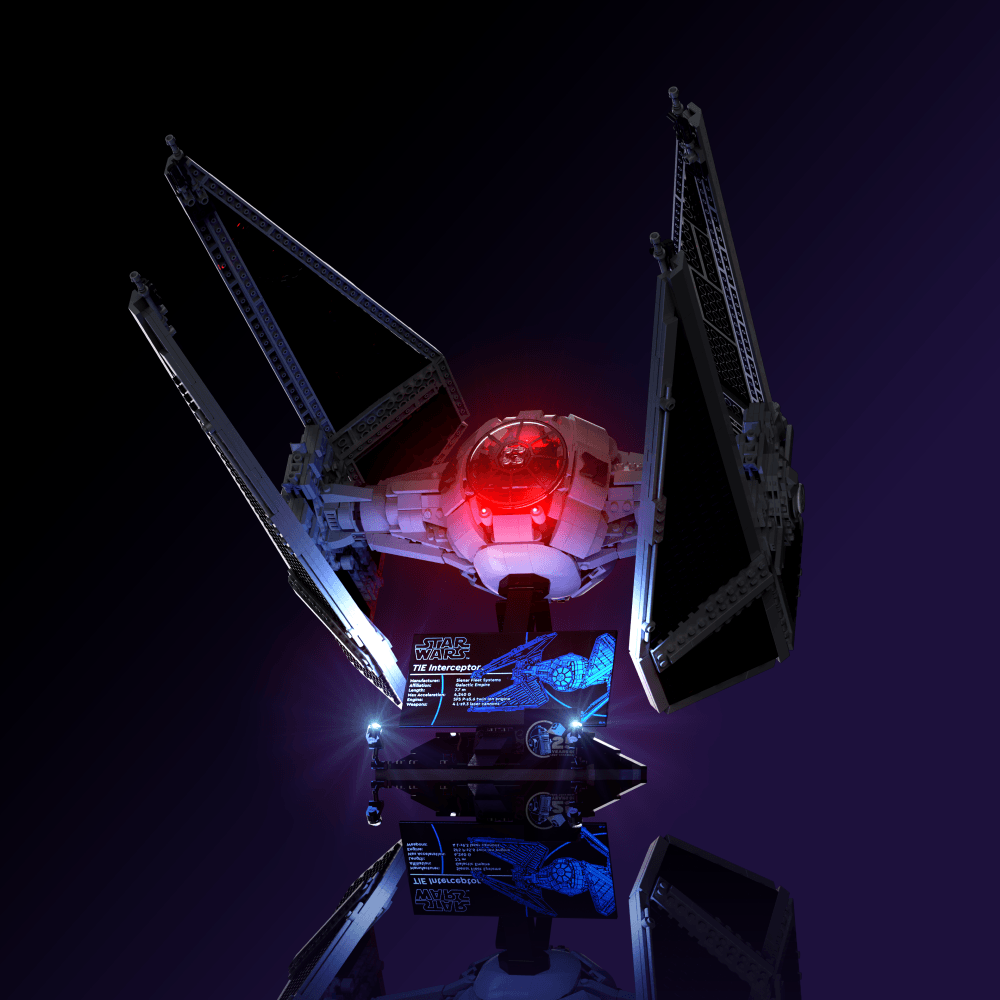 Desktrim™ | Light Kit For LEGO® Star Wars TIE Interceptor