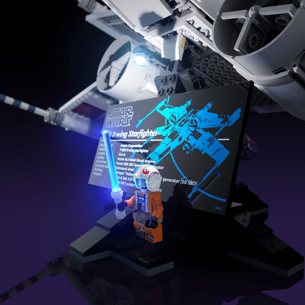 Desktrim™ | Light Kit for LEGO® Star Wars X-Wing Starfighter