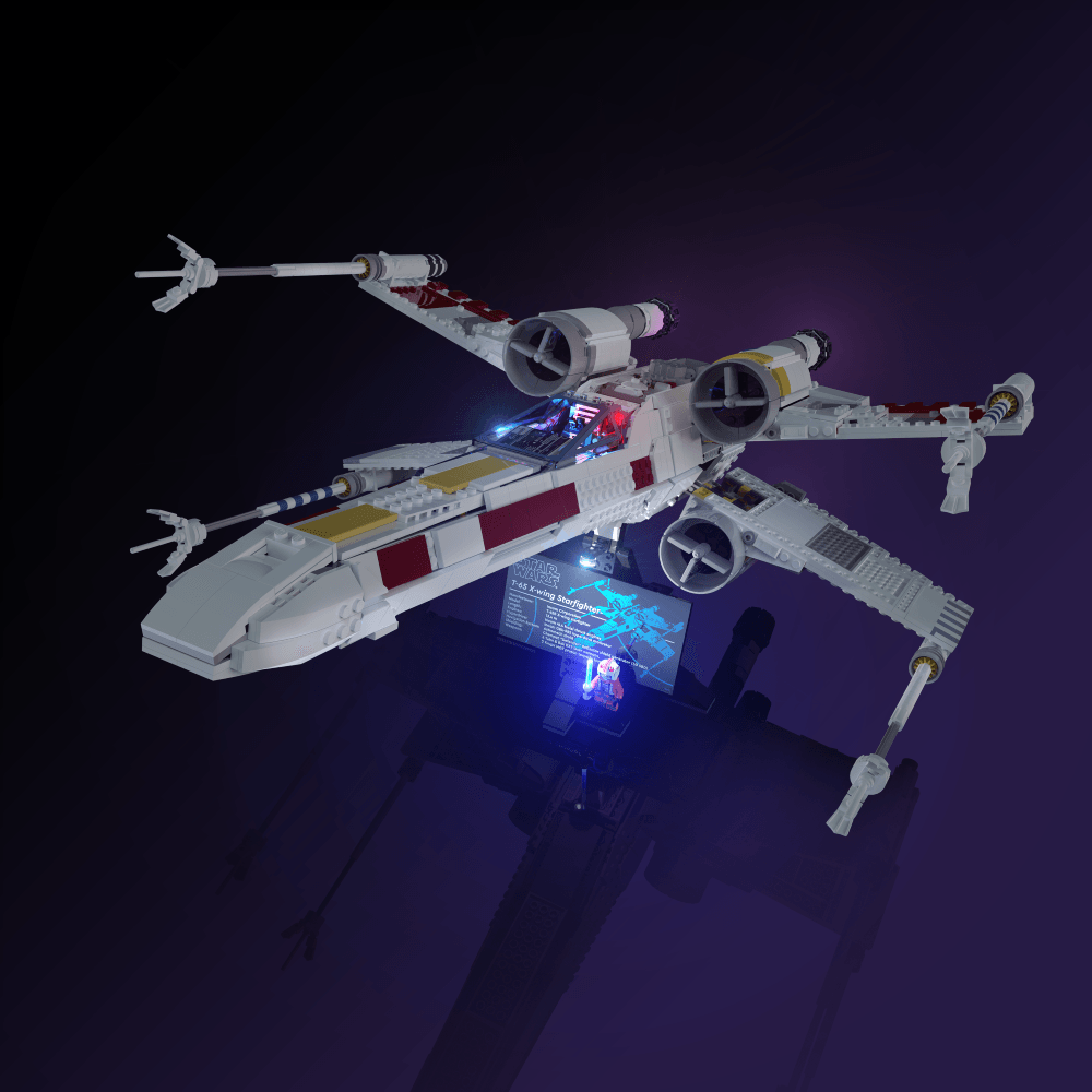 Desktrim™ | Light Kit for LEGO® Star Wars X-Wing Starfighter
