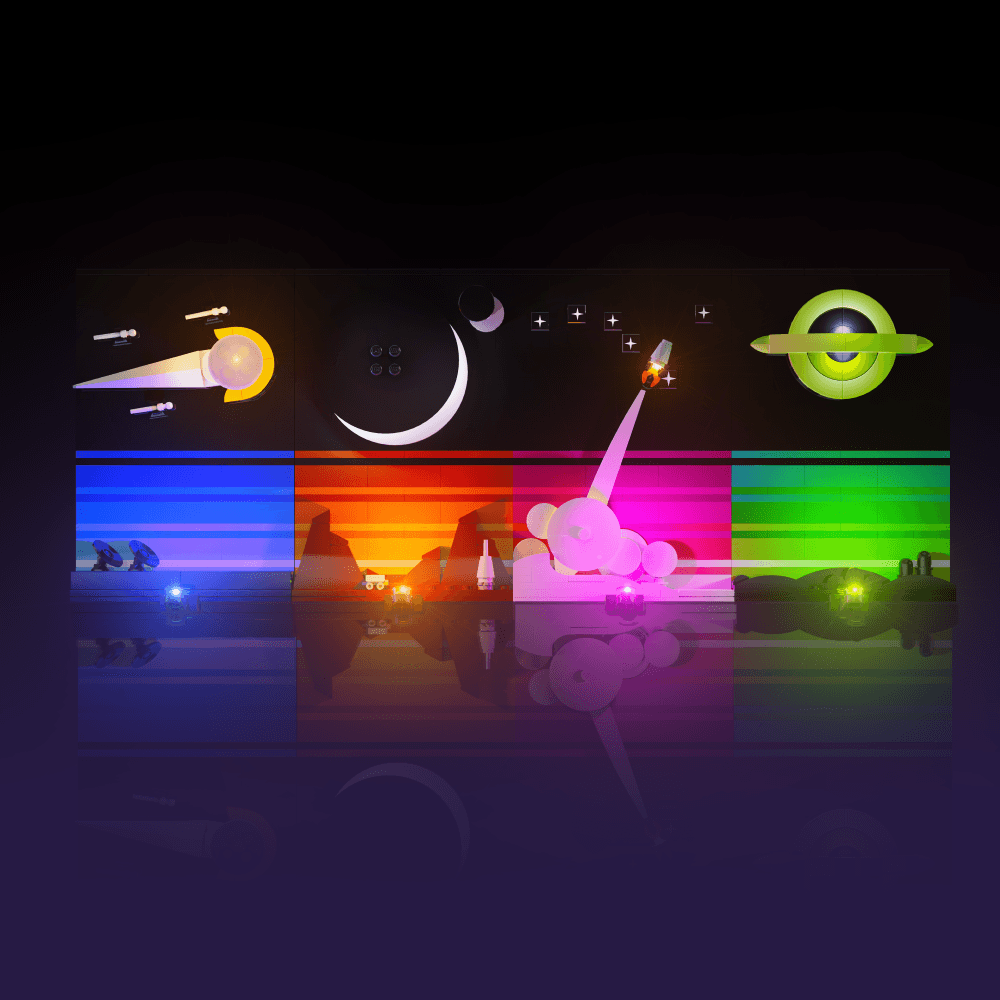 Desktrim™ | Light Kit for LEGO® Tales of the Space Age