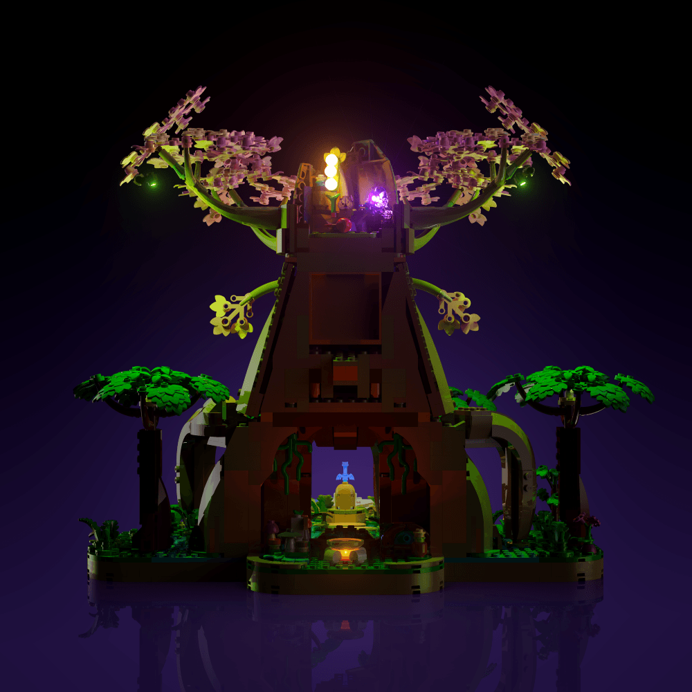 Desktrim™ | Light Kit for LEGO® The Legend of Zelda Great Deku Tree 2-in-1