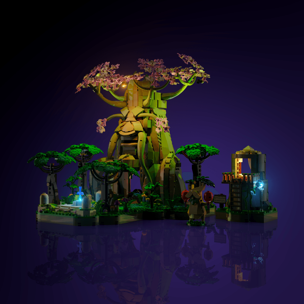 Desktrim™ | Light Kit for LEGO® The Legend of Zelda Great Deku Tree 2-in-1